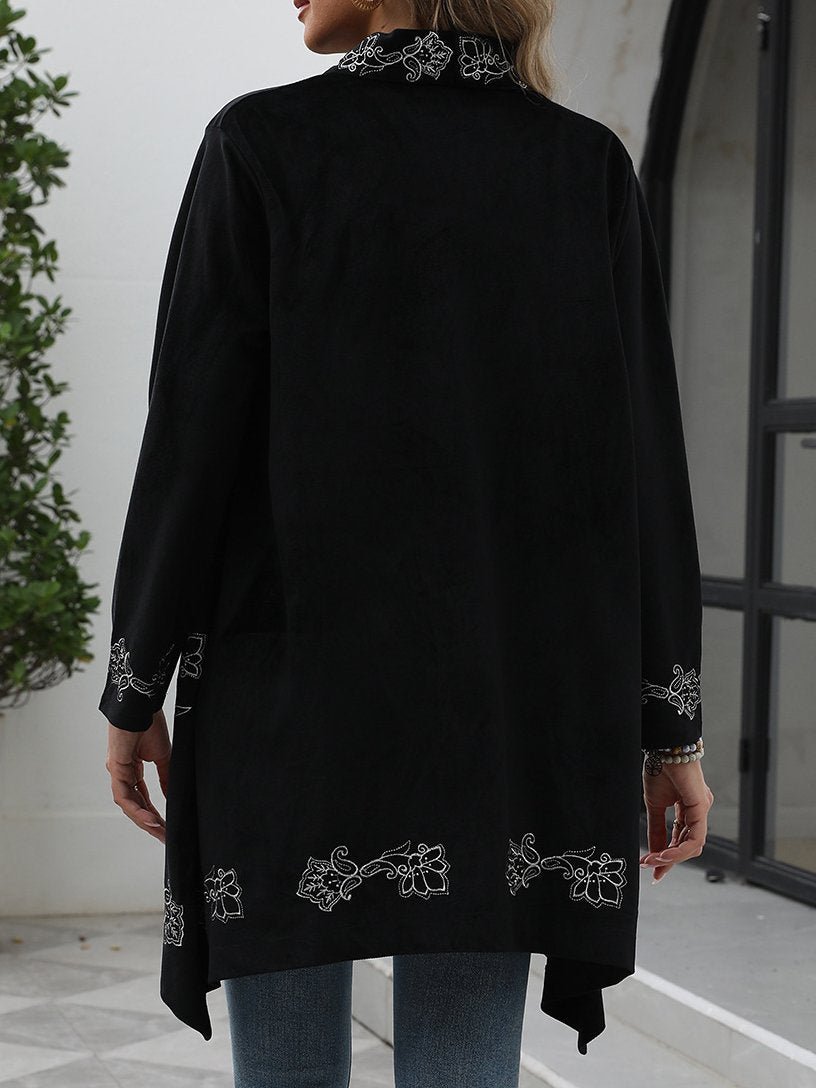 SimplyBoo Boho Handmade Embroidery Cardigan Jacket - Image 3